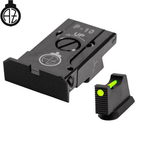 CZ P-10 justerbare sikter med fiberoptikk | type A