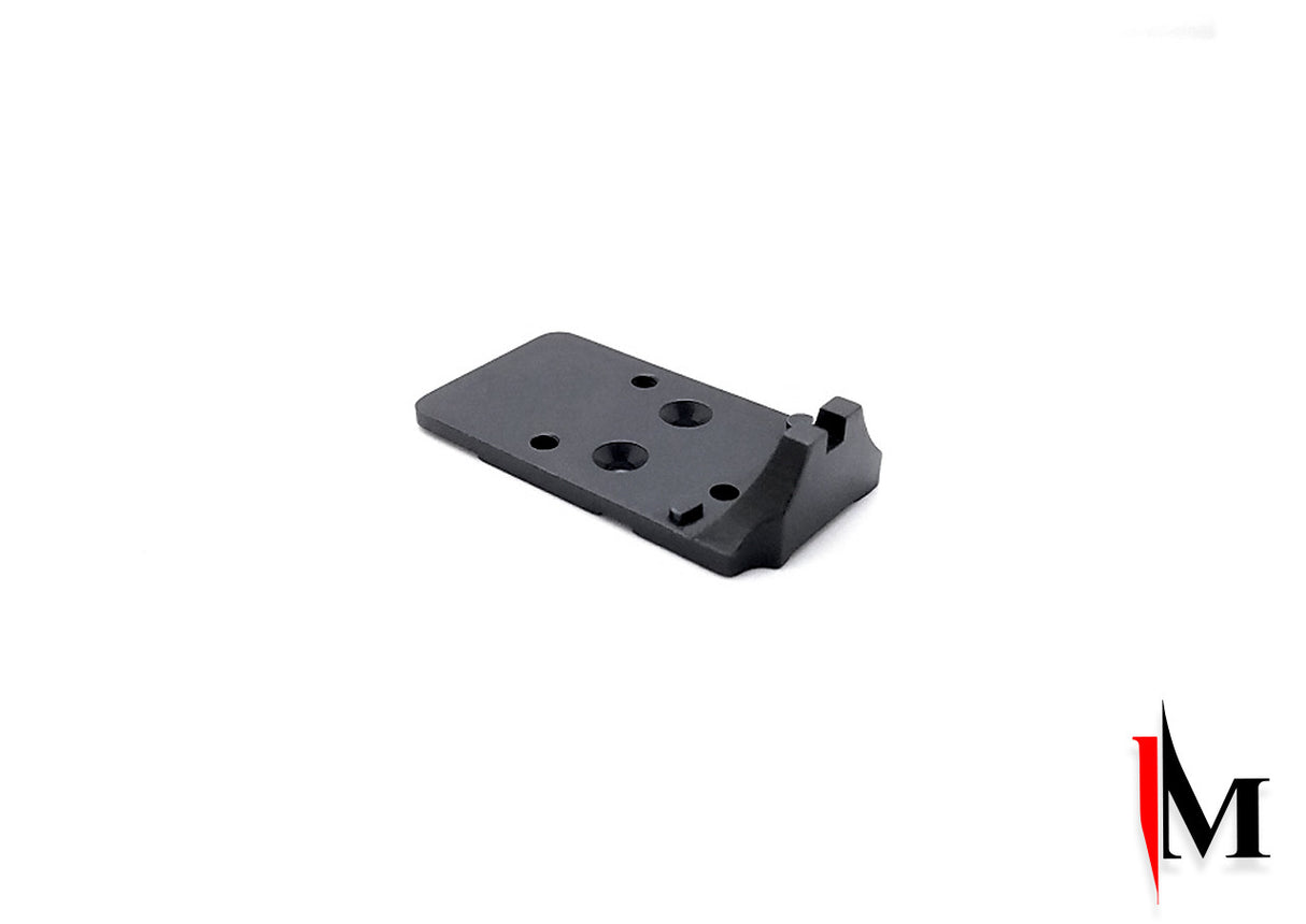 CZ Shadow 2 Optics Ready plate med fremre sikter | Trijicon RMR fotavtrykk 