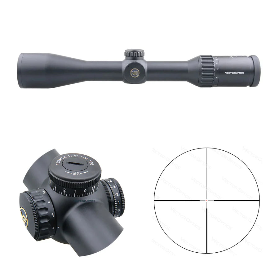 Vector Optics Continental 1.5-9x42 SFP riflekikkert 