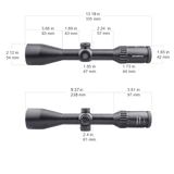 Vector Optics Continental 2-12x50 SFP riflekikkert 