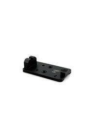 Dan Wesson DWX adapterplate with integrated rear sight | Shield RMSc footprint 
