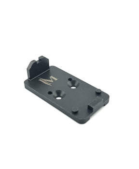 Dan Wesson DWX adapterplate with integrated baksikte | Trijicon RMR footprint