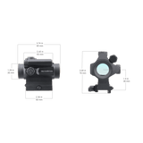 Vector Optics Nautilus 1x30 Kikkert Dobbelt Retikkel rødpunktsikte 