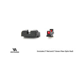Lave sikter for Glock Slimline [G42 G43 G43X G48] | med fiberoptikk