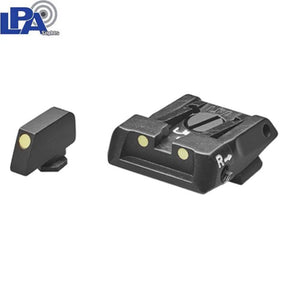 Justerbare sikter for Glock [G17 G19 G26 & other] | med selvlysende prikker