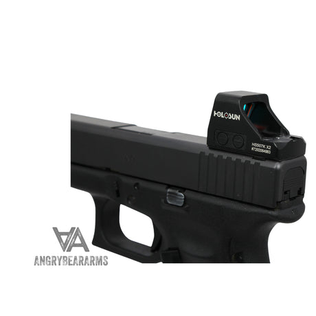 Glock [G17, G19, G26 & other] rødpunktsiktemontasje | Holosun K-series footprint