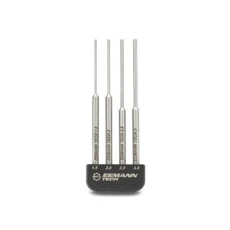 Gunsmith's dorndriver sett | 1.5 - 2.0 - 2.5 - 3.0 mm Eemann Tech
