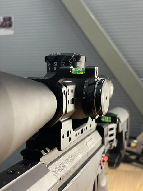 Offset boblenivå for riflesikte
