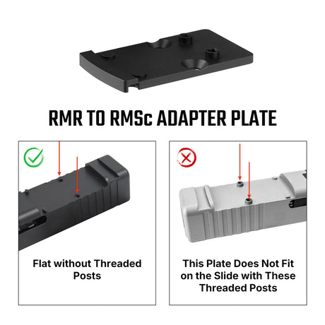 Footprint adapter | fra Trijicon RMR til Shield RMSc & K-series footprint