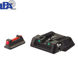 Walther Q4 SF OR & Q5 Match SF justerbart siktesett med fiberoptikk LPA