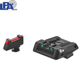 Justerbare sikter for Glock [G17 G19 G26 & other] | med fiberoptikk
