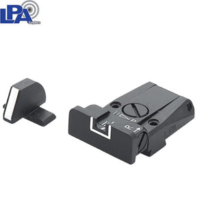 Springfield [XD,XDM] & HS Produkt [XDM HS-9 SF19] justerbare sikter | med hvite linjer