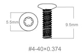 Sett med skruer 3pcs | 4-40x0.374’’ [T10]