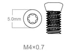 Sett med skruer 3 stk | M4x0.7 [T10] 8 mm