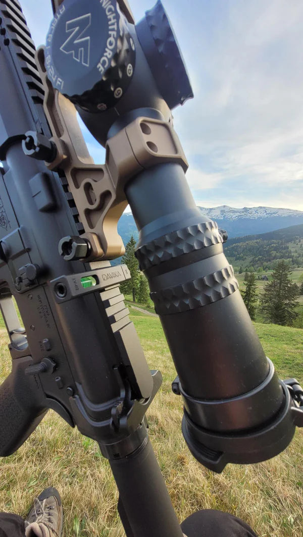 Side boblevater for riflekikkert | Picatinny-base 