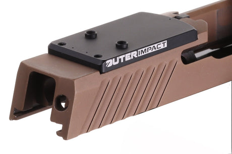 Sig P320 [models with removable rear sight] adapterplate | type S [RMSc DPP & K-series footprint]