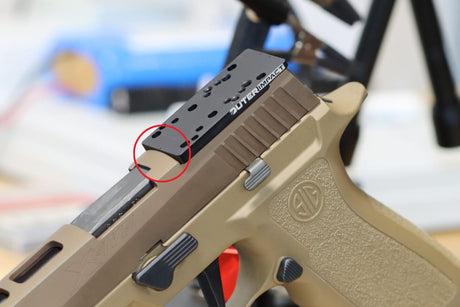 Sig P320-XFIVE [2014 - 2018] adapterplate | type C [RMR RTS & Docter footprint]