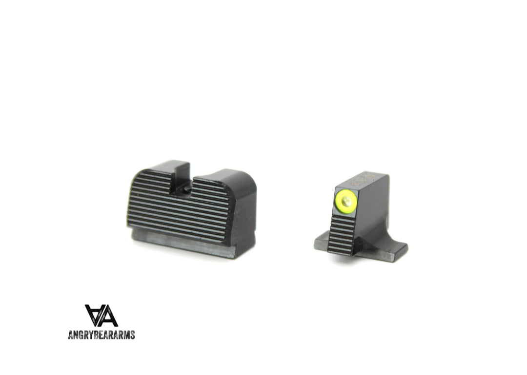 Sig Sauer P220 P226 P229 P320 & P365 Optics Ready høye nattsikter med tritium