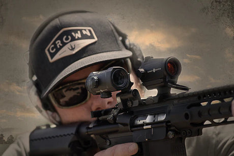 Sightmark XTM-3 3xMagnifier med LQD flip-to-side-montasje