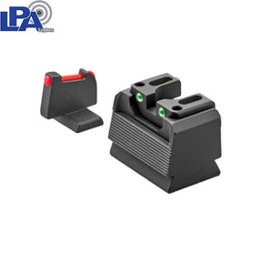 Smith & Wesson M&P M2.0 Optics Ready semi-justerbare sikter | med fiberoptikk