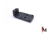 Springfield 1911 DS Prodigy adapterplate med baksikte | Trijicon RMR footprint