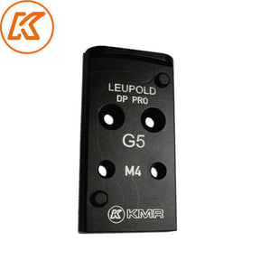 Steel rødpunktsikte plate for Glock MOS | Leupold DPP footprint