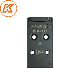 Steel adapterplate for Glock MOS | Shield RMSc & Holosun K-series footprint