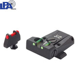 Justerbare sikter for Glock [G17 G19 G26 & other] | med fiberoptikk