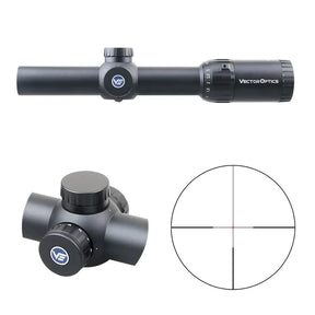 Vector Optics Constantine 1-10x24 Fiber Center Dot kikkertsikte Vector Optics