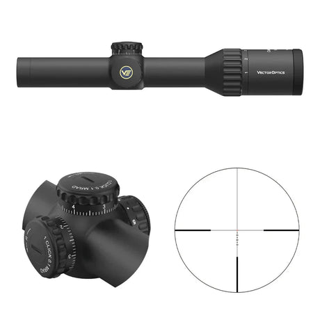 Vector Optics Continental x6 1-6x24i Fiber riflescope Vector Optics