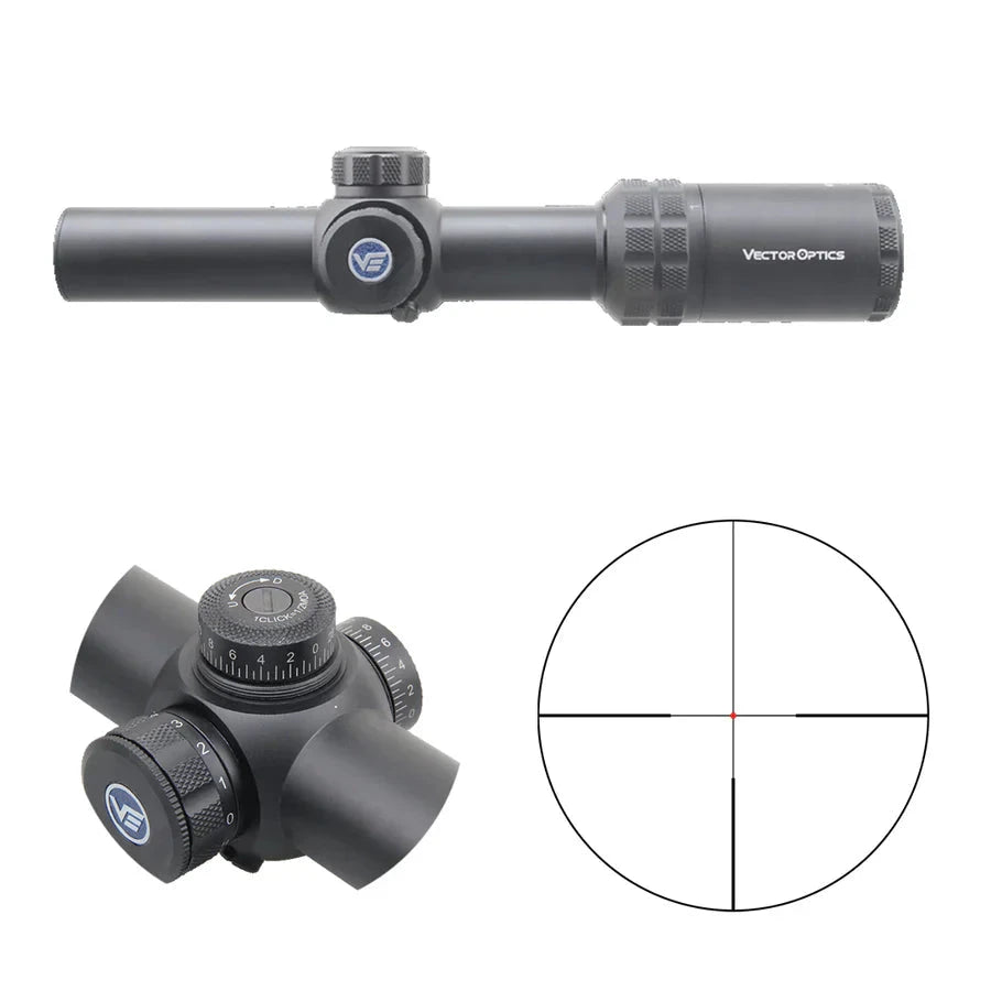 Vector Optics Grizzly 1-4x24 jaktkikkertsikte Vector Optics