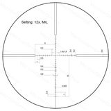 Vector Optics Veyron 3-12x44 SFP kompakt riflekikkert 