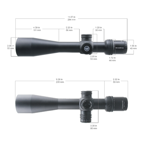 Vector Optics Veyron 6-24x44 IR First Focal Plane Illuminated riflekikkert