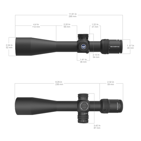 Vector Optics Veyron 6-24x44IR SFP kompakt riflesikte