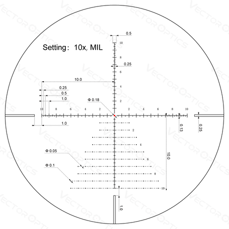 Vector Optics Veyron 6-24x44IR SFP kompakt riflesikte