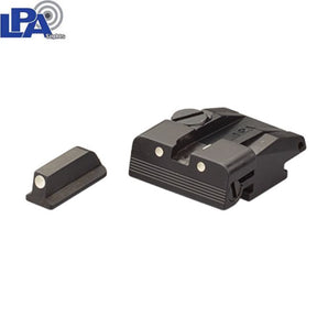 Walther [PPQ P99 Creed PPX & PPS] justerbare sikter | med hvite prikker