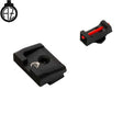 Walther PDP lave sikter med fiberoptikk | type A