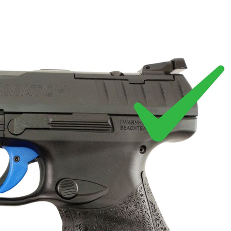 Walther PPQ [Q4 & Q5] adapterplate | Trijicon RMR footprint
