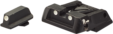 Walther Q4 SF OR & Q5 Match SF justerbart siktesett | med hvite prikker 