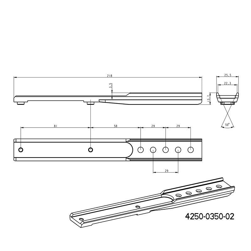 Adapter for Hikmicro PQ 50L & TQ 50 | Blaser base 