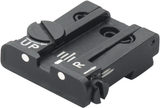Justerbart baksikte for Glock [G17 G19 G26 & other] | white dots
