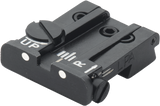 Browning Hi-Power [Sport Vigilante Mark III Practical HP40] justerbart baksikte | hvite prikker