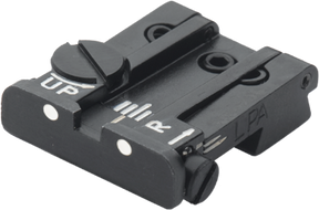 Browning Hi-Power [Sport Vigilante Mark III Practical HP40] justerbart baksikte | hvite prikker