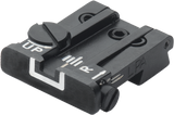 Browning Hi-Power [Sport Vigilante Mark III Practical HP40] justerbart baksikte | hvite linjer