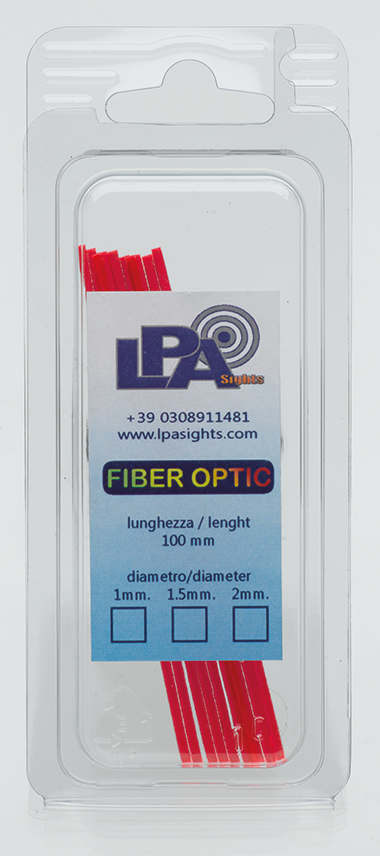 Fiber optic erstatningsstav | 1.5mm [rød]