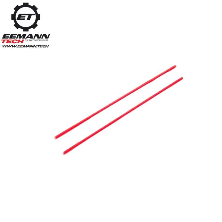 Fiberoptisk erstatningsstav | 2 stk - Red 1.0 mm