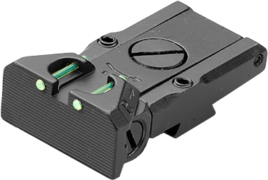 Magnum Research Desert Eagle justerbart baksikte | fiberoptikk