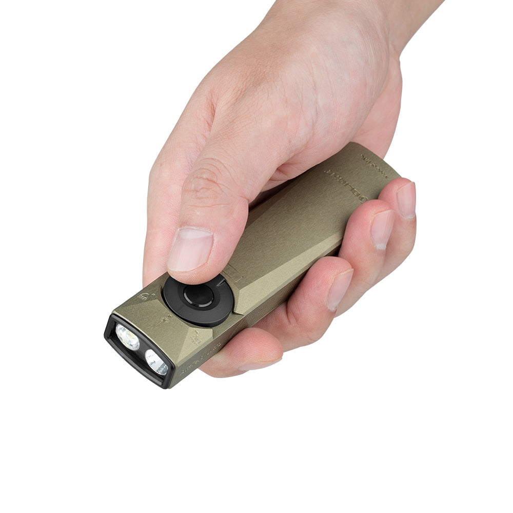 Olight Arkfeld Ultra | flat 3-in-1 EDC lykt | 1.400 lm - Olive Green