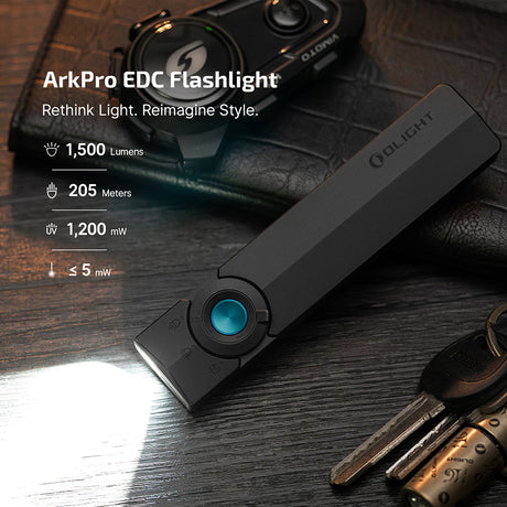 Olight ArkPro | flat 4-i-1 EDC lykt | 1.500 lm