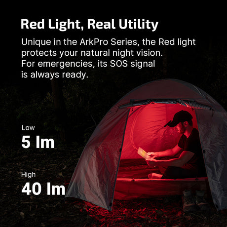 Olight ArkPro Lite | flat 3-i-1 EDC lykt | 1.200 lm